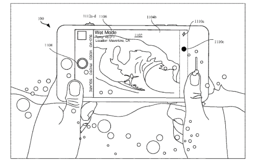 苹果新专利曝光：iPhone支持潮湿模式，屏幕有水也能正常打字交互（iphone潮湿有